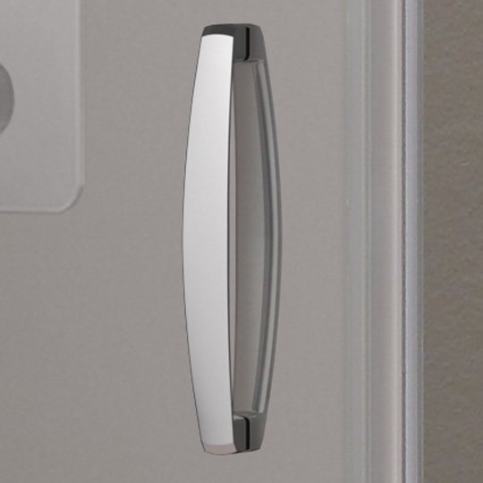 Hüppe Aura elegance Schwingtüreckeinstieg mit festen Segmenten 80 x 80 WE SP - 3