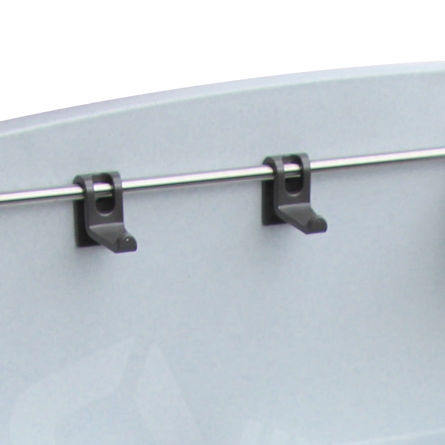 Funktionsbecken Kunststoff m. Ablauf, granit Ausgussbecken - 6