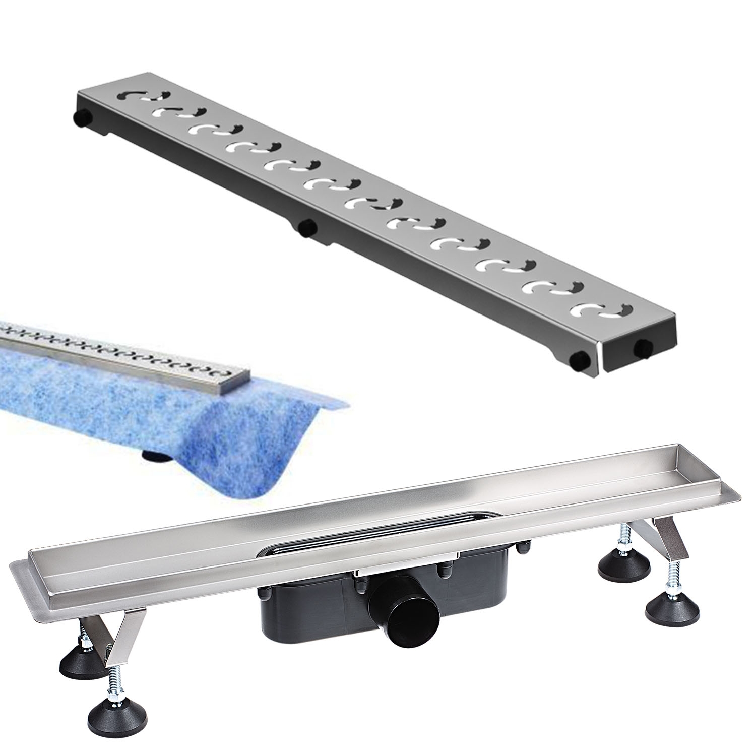 Duschrinne 80 cm inkl. Gitter ARCO - 1