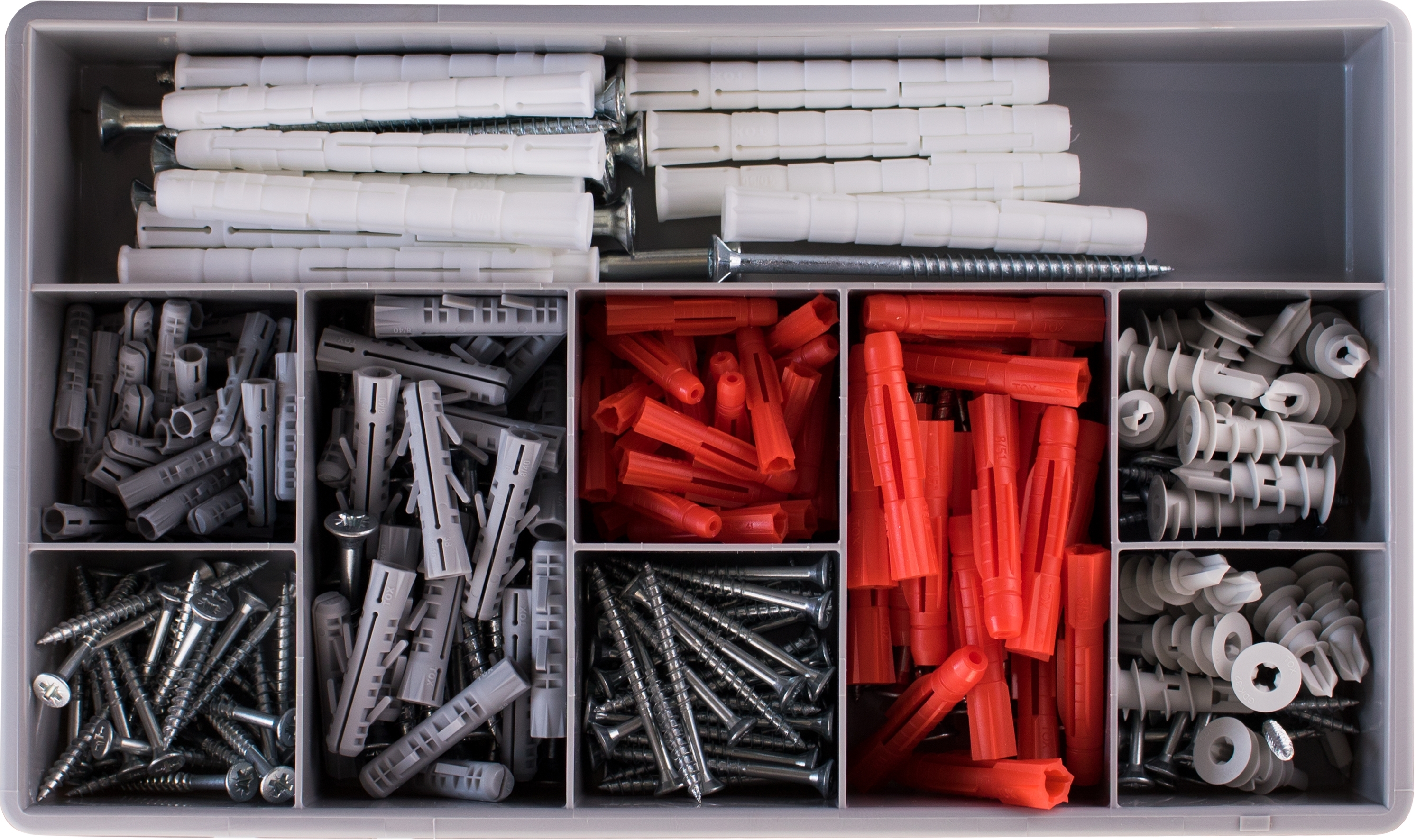 Standard-Sortiment Starter Set 264 tlg. Dübel + Schrauben - 2