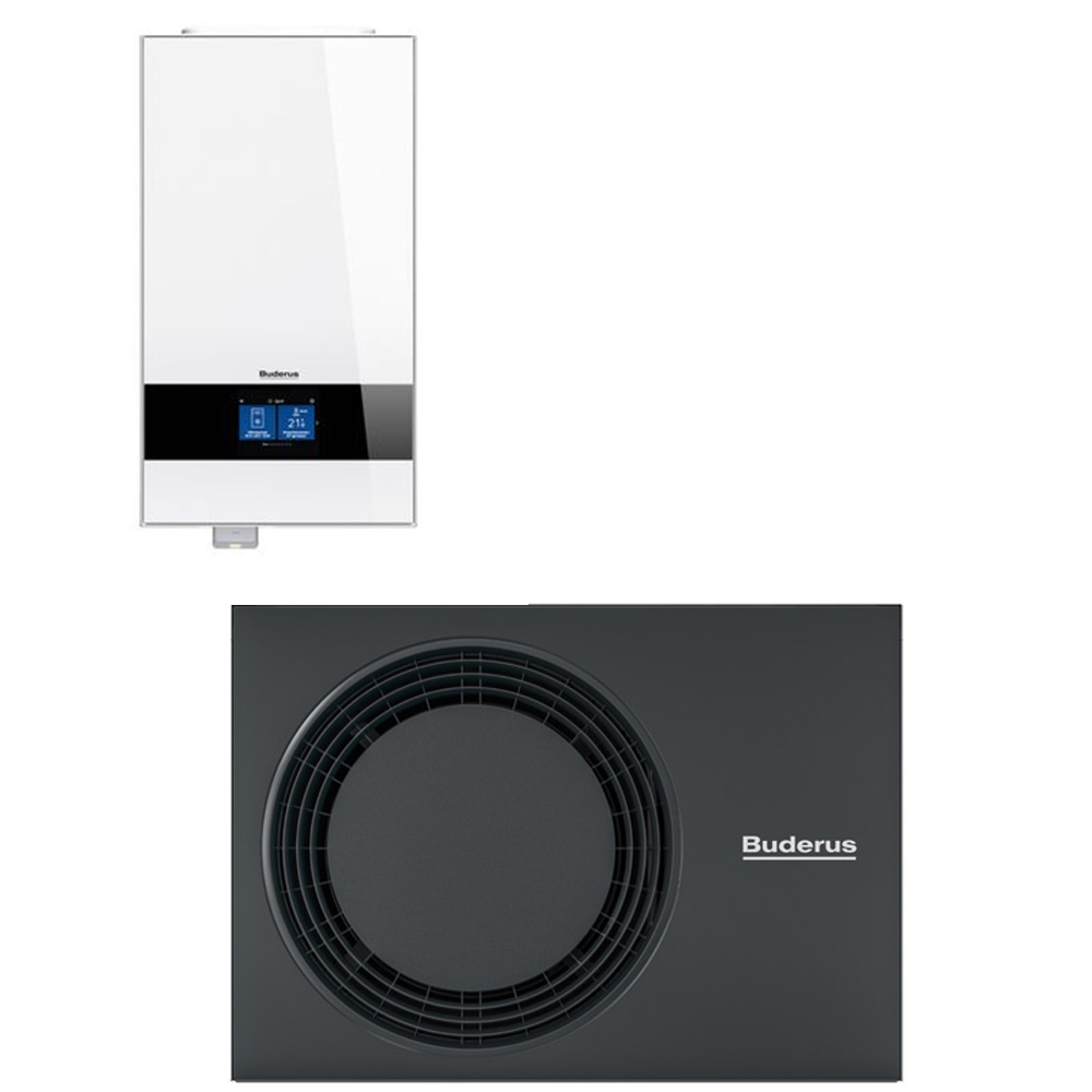 Buderus Logaplus Luft/Wasser Wärmepumpe M WLW186i-12 AR E W, MX400 - 1