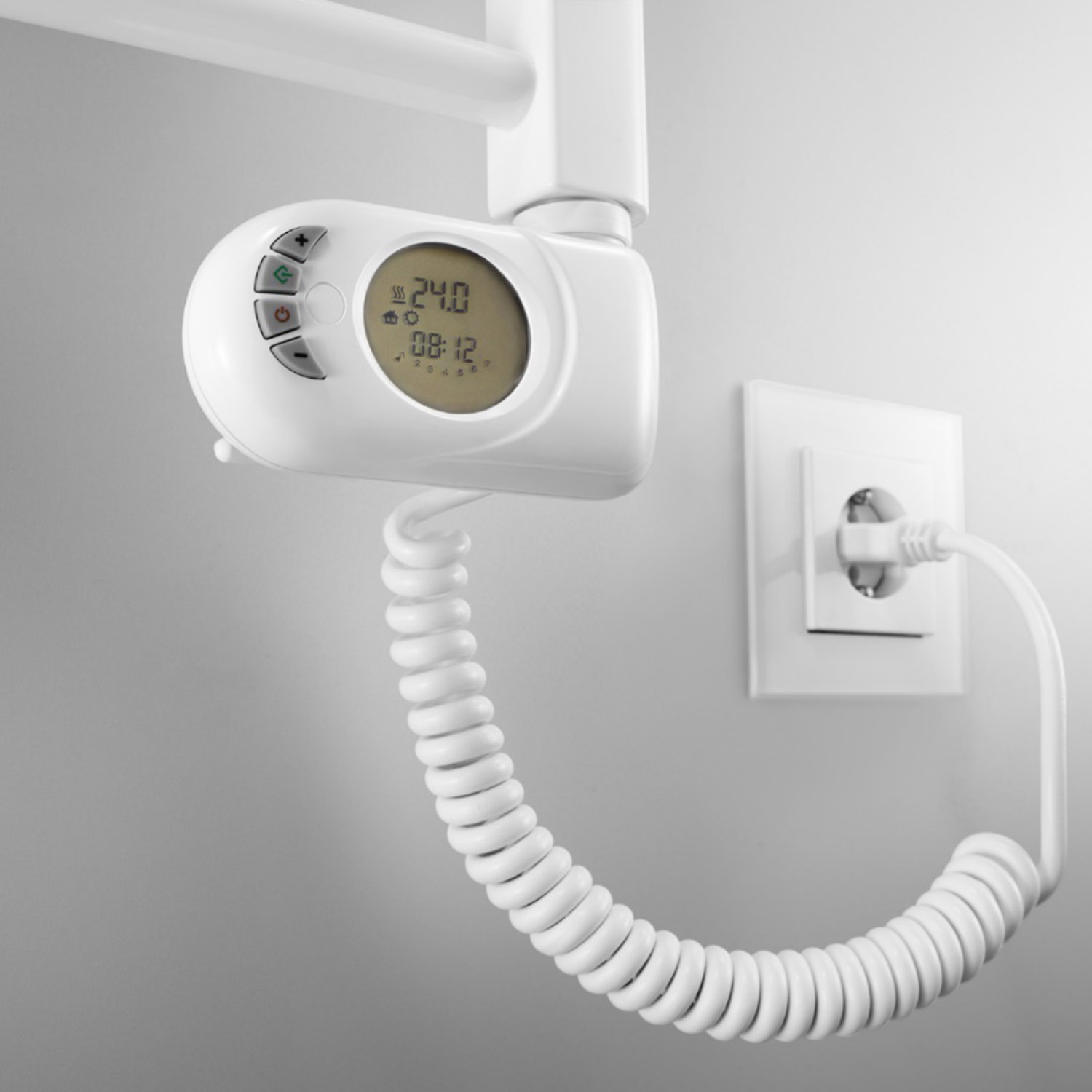 Logatrend Therm direct E 740x500 Badheizkörper rein elektrisch mit Regelung weiß - 4