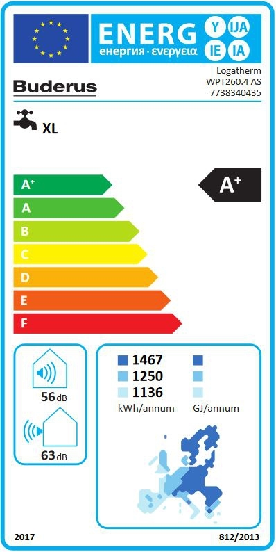 Warmwasser-Wärmepumpe WPT260.4 AS für Außenluft / Innenluft mit 1 Rohrregister - B-WARE - 4