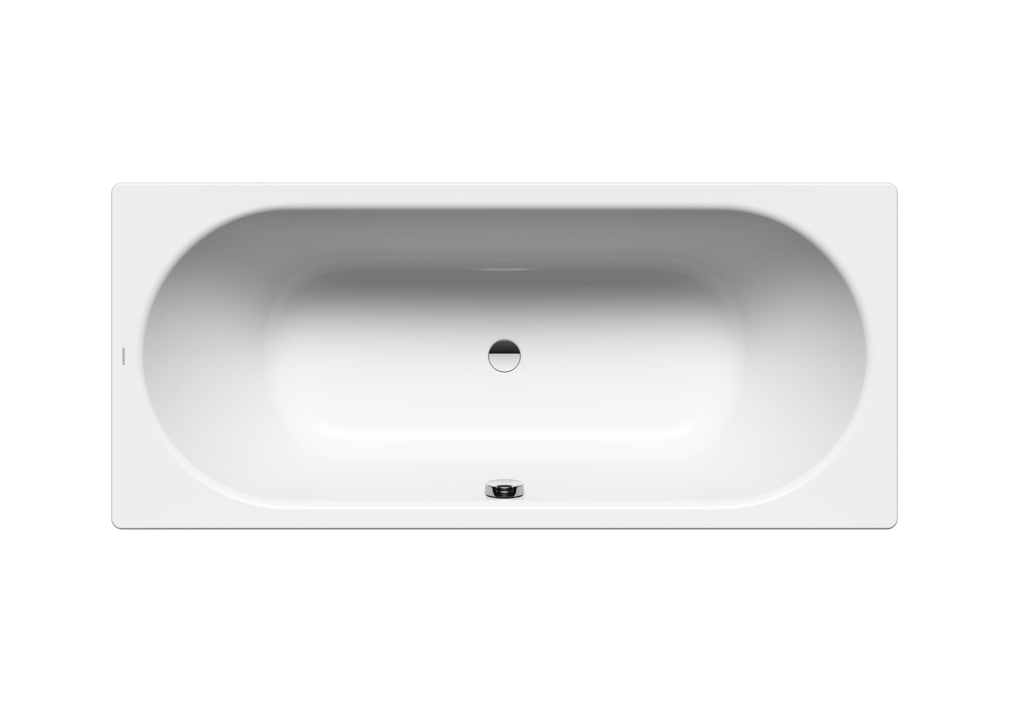 Badewanne Classic Duo 190x90 cm, weiß Perleffekt #114 + Träger + Ablauf - 1