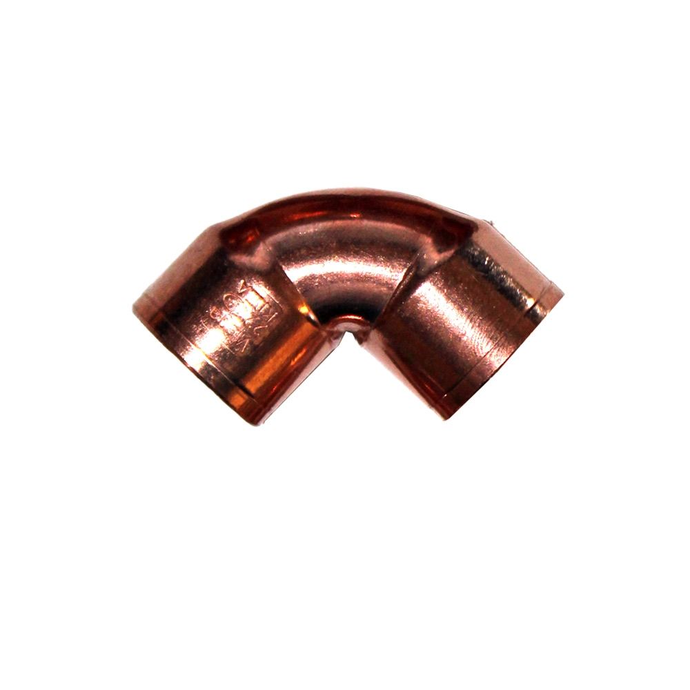 Kupfer-Lötfitting 90° Winkel 42 mm i/i #5090