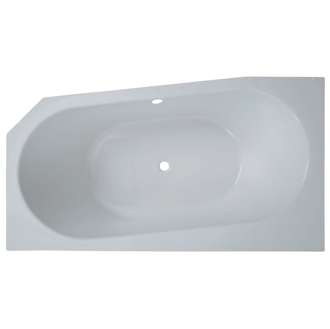 Raumspar-Badewanne Lena L, links 180 x 100 cm Raumspar-Badewanne Lena L, links 180 x 100 cm