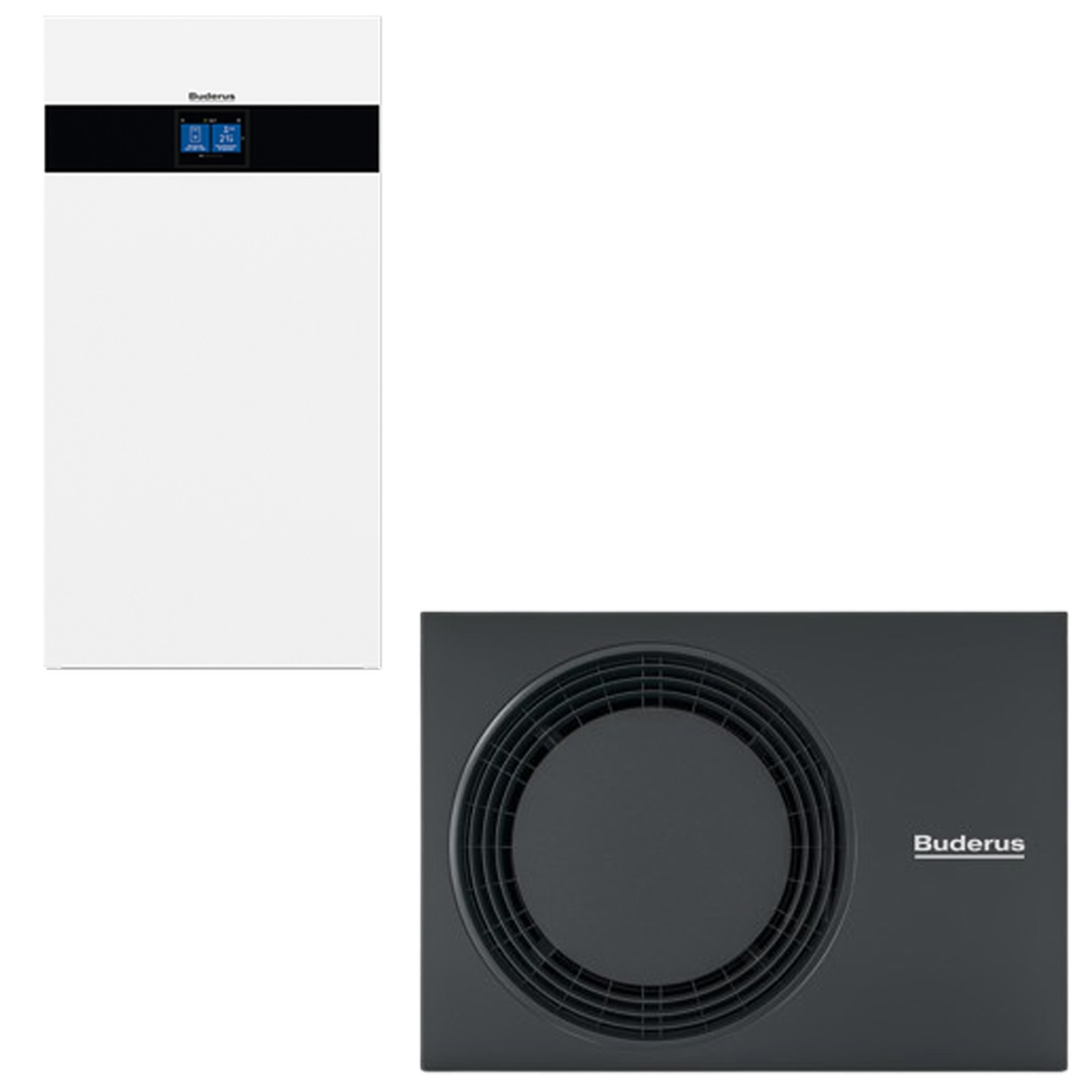 Buderus Logaplus Luft/Wasser Wärmepumpe WLW176i-12 TP70, WLW-7 MB AR, MX400 - 1