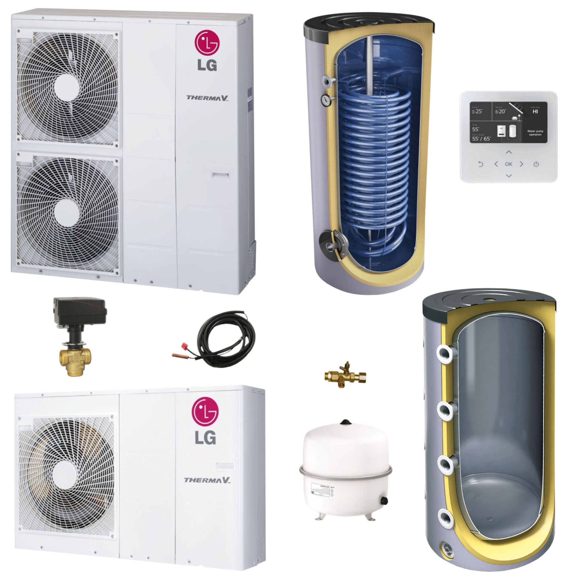 Therma V Monobloc S Paket mit 7,0 kW, P200