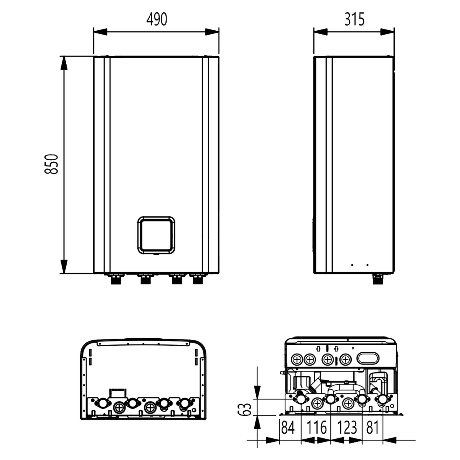 Therma V R290 Hydro-Split Wärmepumpe Paket