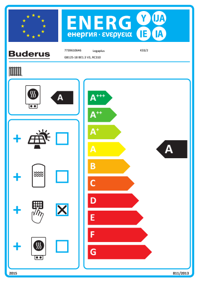 Öl-Brennwert-Kessel Logaplus-Paket GB125-18 RC310, MC110, GA-K, 200 L Brauchwasserspeicher - 3