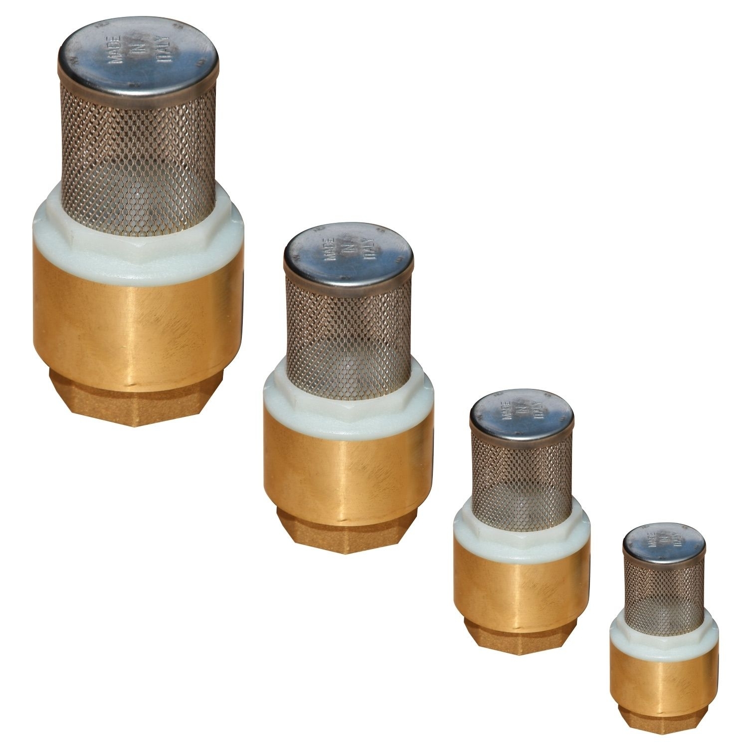 Fußventil m. Korb aus Edelstahl 1 1/4"