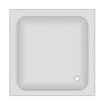 Duschwanne KSB 19 100x100x14 cm, Ablauf - 1