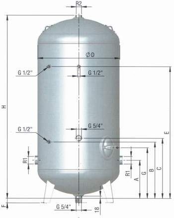 Windkessel 300 Liter für Hauswasseranlage / Brunnen