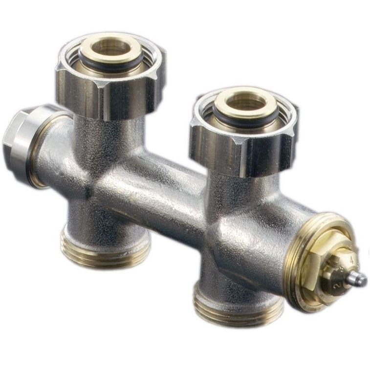 Multiblock T Durchgang 1/2" 3/4"