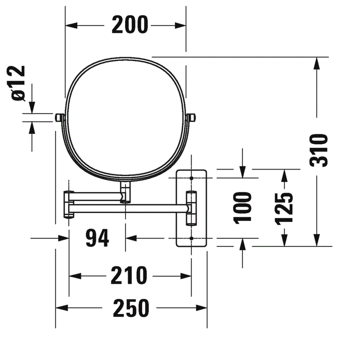 D-Code Kosmetikspiegel - 2