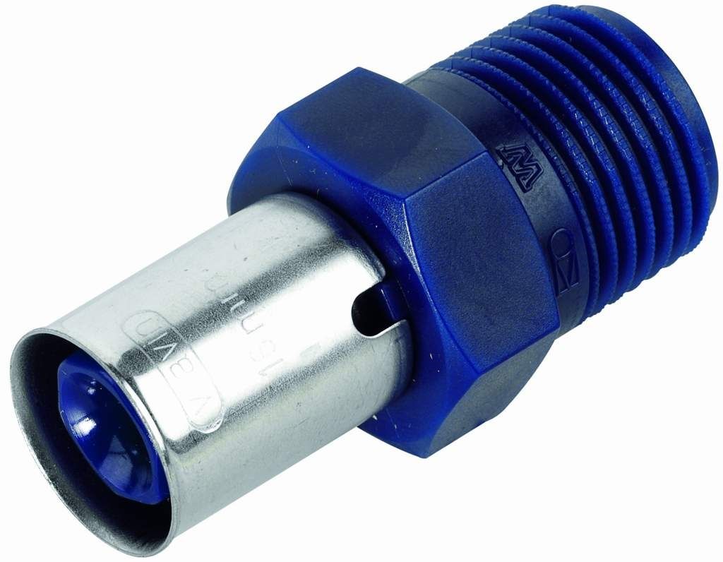 K1 Pressfitting Übergang 20x3/4" AG