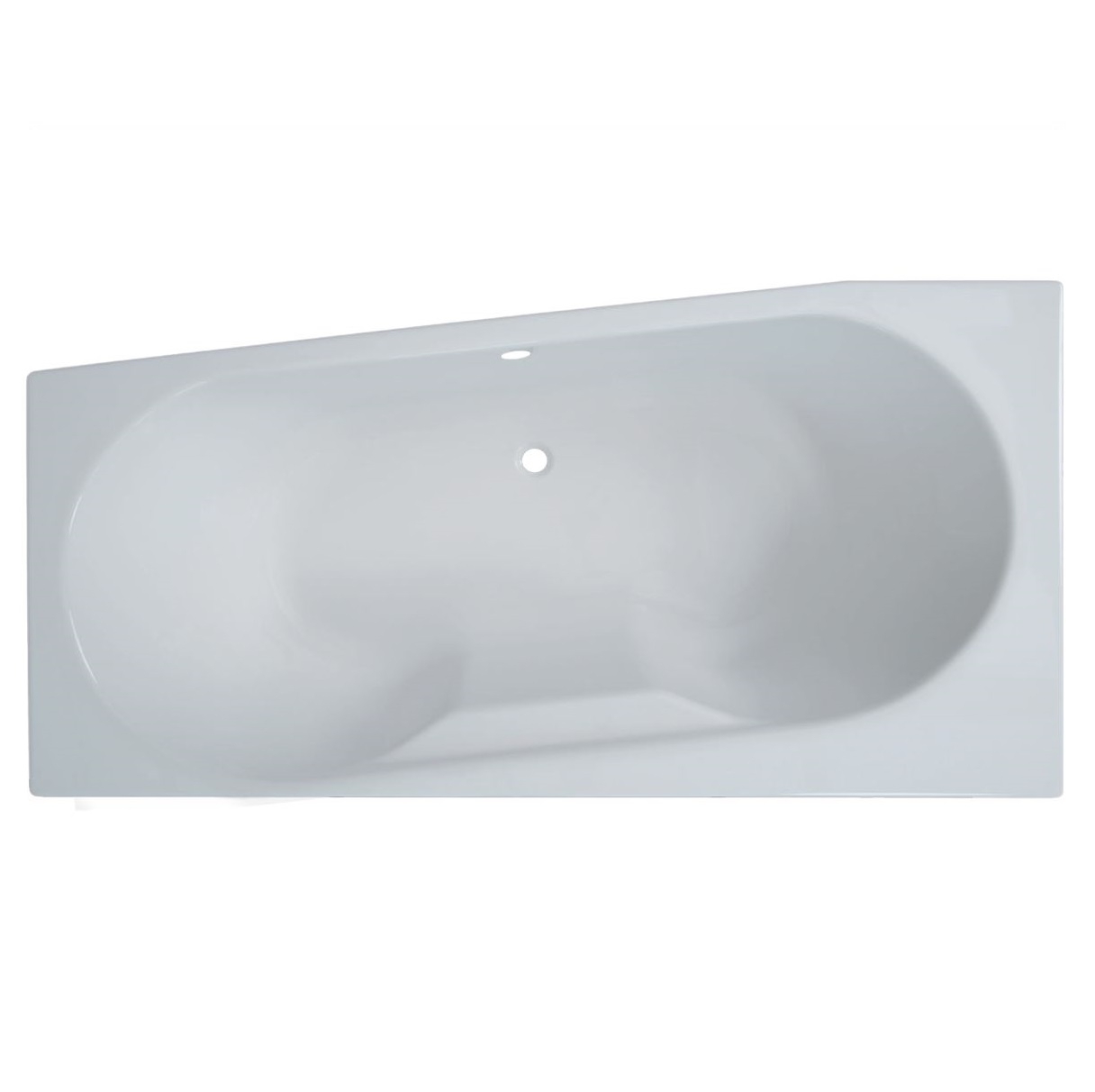 Raumspar-Badewanne Luca L, links 180 x 100 cm Raumspar-Badewanne Luca L, links 180 x 100 cm