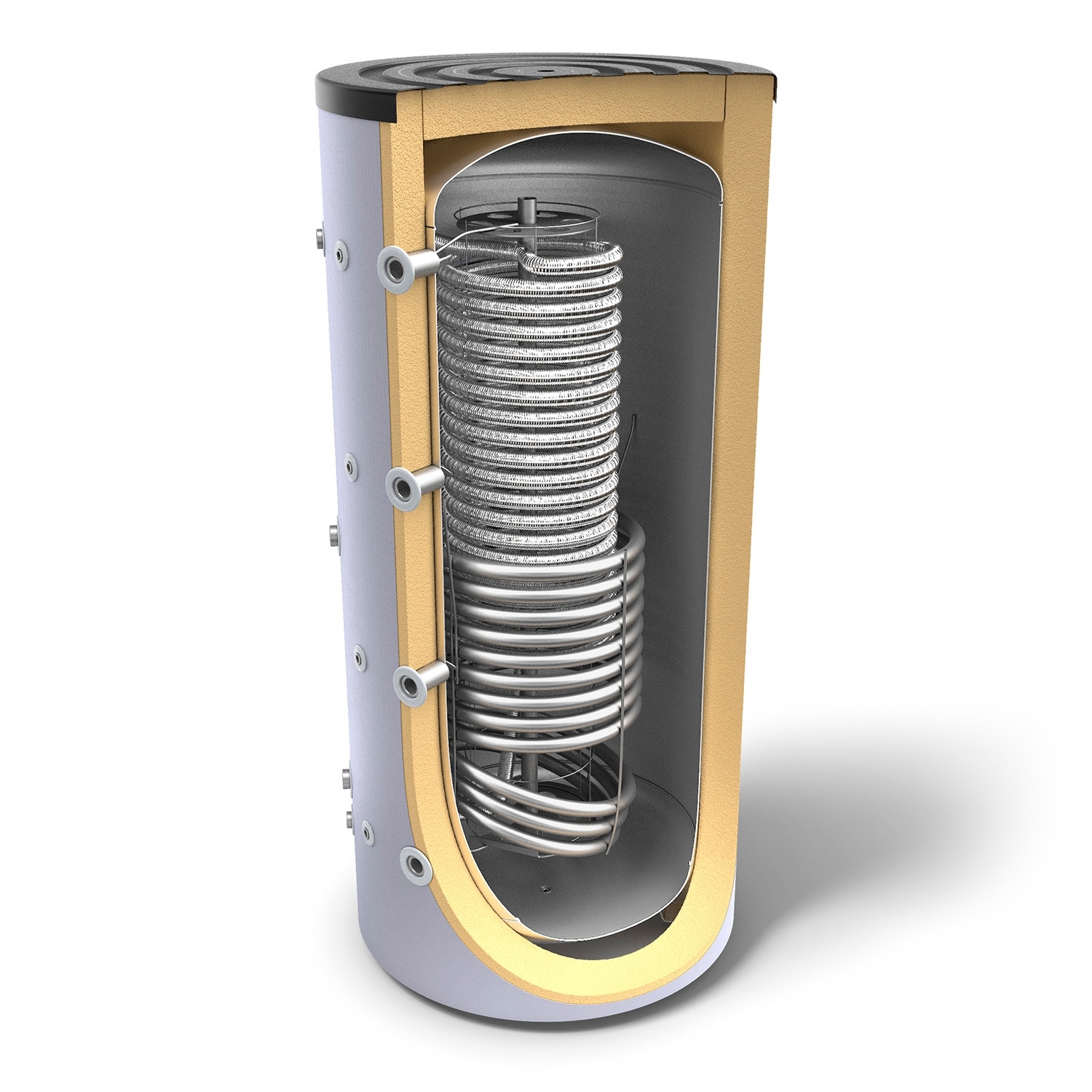 Hygienespeicher 500 Liter mit 1 Wärmetauscher