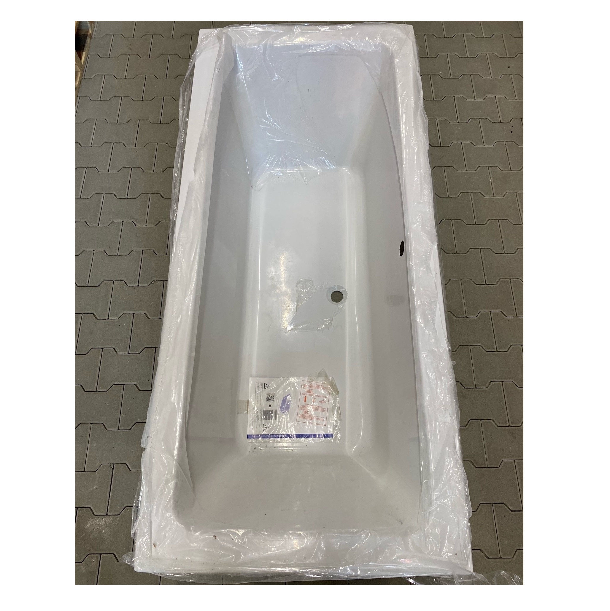 B-Ware ! Badewanne "T200" 180 x 80 cm - 3