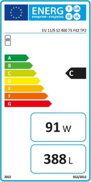TRR400 Brauchwasserspeicher mit 2 Wärmetauscher 400 Liter - 4