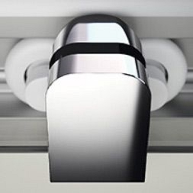 Duschabtrennung Classics 2 Gleittüreckeinstieg 2-teilig 90x90 ESG AP WE - 5
