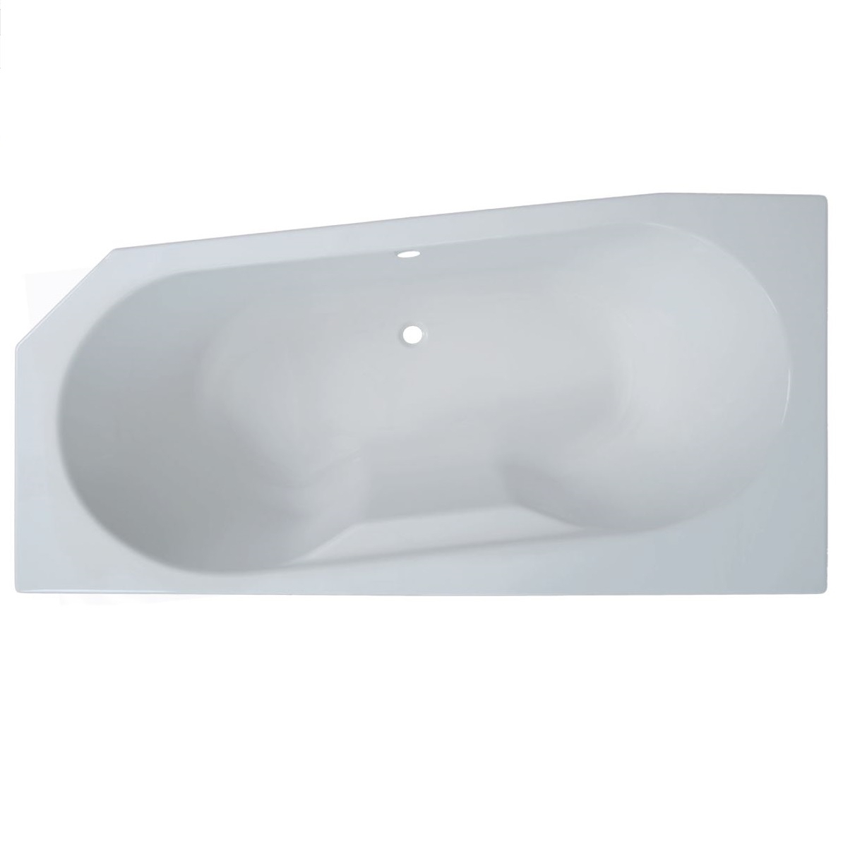 Raumspar-Badewanne Leni L, links 180 x 100 cm Raumspar-Badewanne Leni L, links 180 x 100 cm