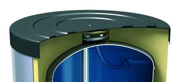 Brauchwasserspeicher mit 1 Wärmetauscher 200 Liter - 4
