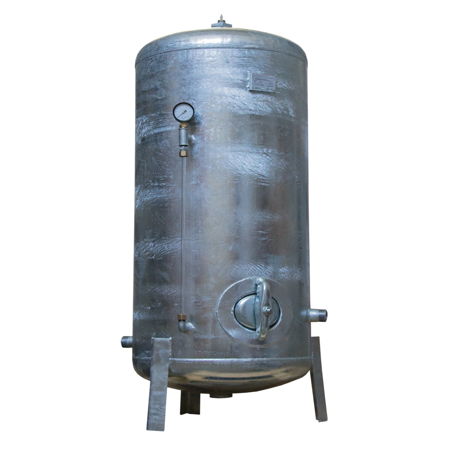 Druckkessel Windkessel 500 Liter verzinkt, vertikal inkl. Füllstandsanzeige