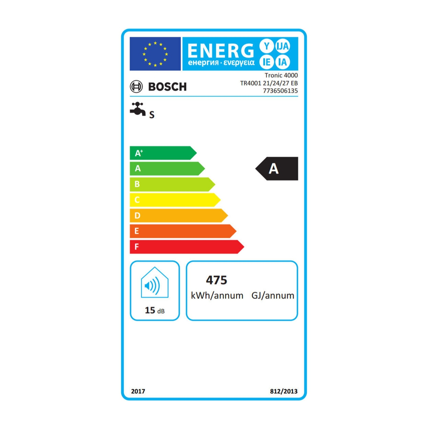 Tronic 4001 ESOB E-Durchlauferhitzer 21/24/27 kW 400 Volt - 4