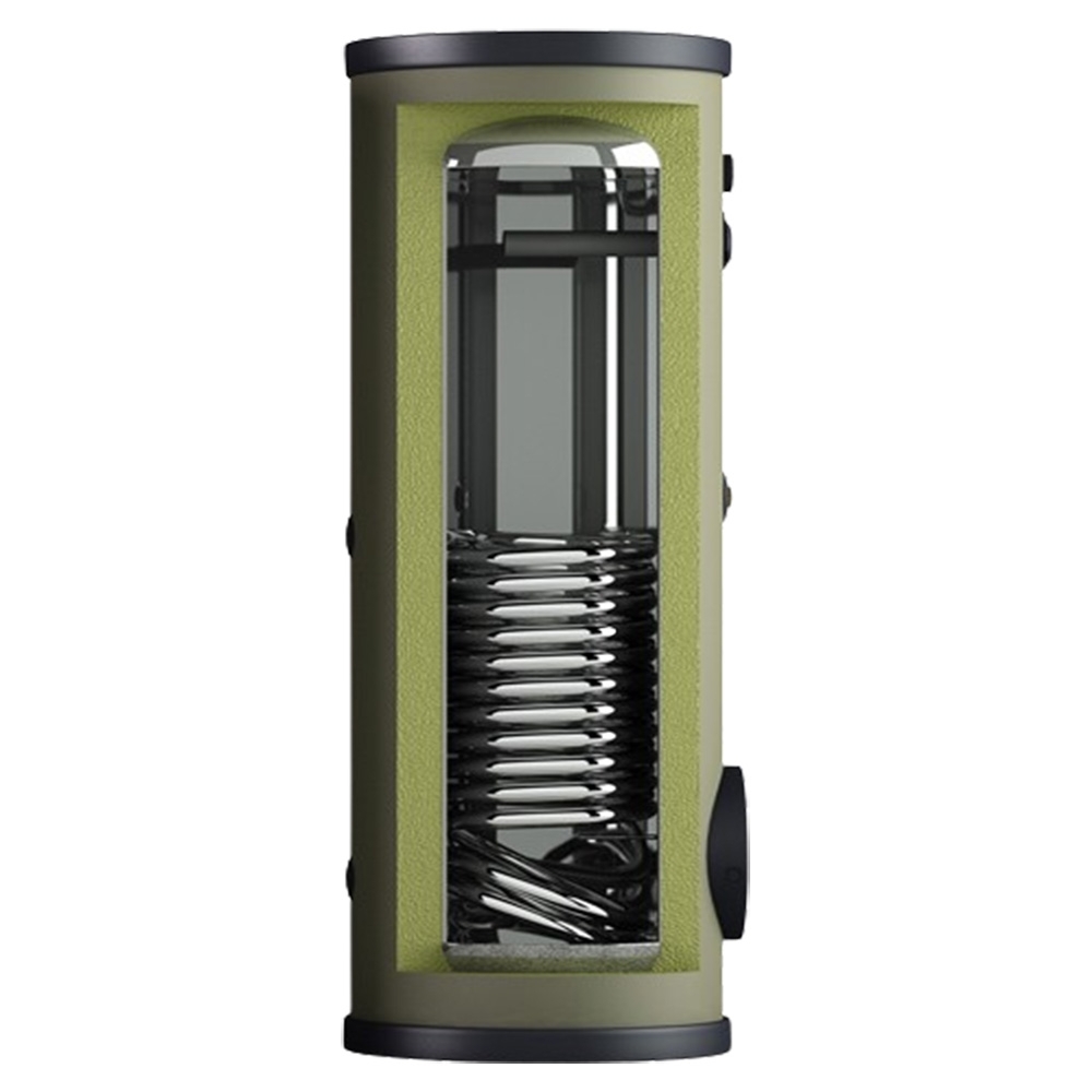 Edelstahl Brauchwasserspeicher mit 1 Wärmetauscher, Trinkwasserspeicher
