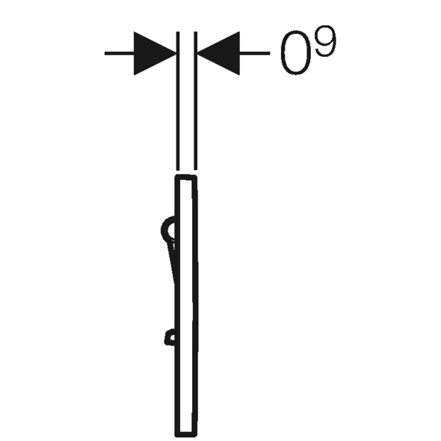 Urinalsteuerung manuell, Design Sigma01 - 5