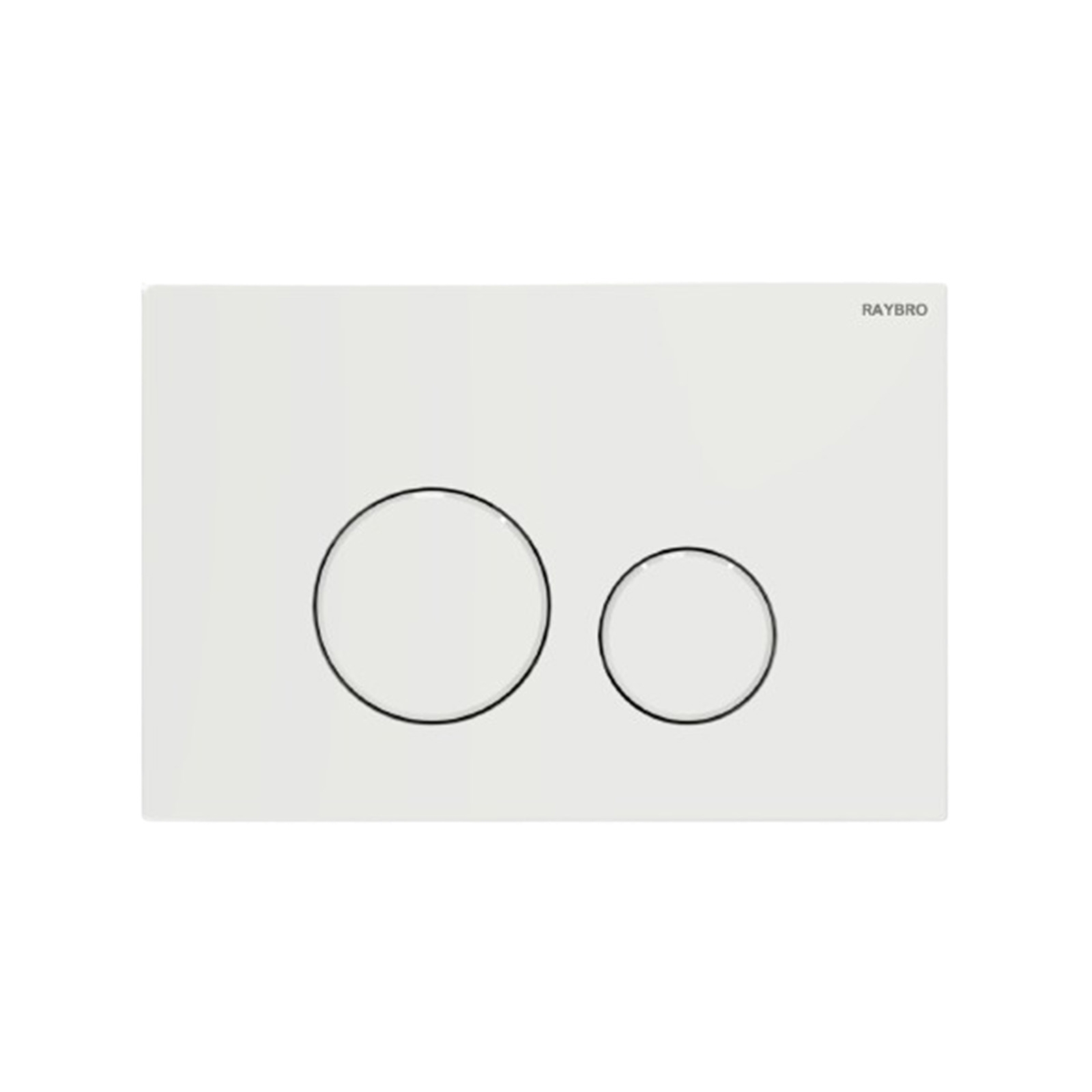 Cortado 15 Weiß Betätigungsplatte für Geberit DELTA, SIGMA, Kronenbach, JomoTech & PEZI - 1