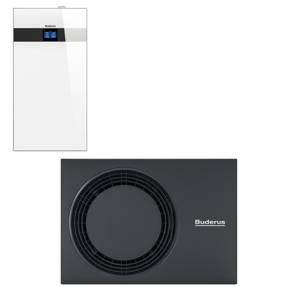Buderus Logaplus Luft/Wasser Wärmepumpe M WLW186i-4 AR TP70 W, MX400 - 1