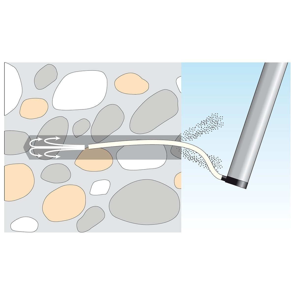 Bohrloch Ausbläser Taifun 240 ml - 4