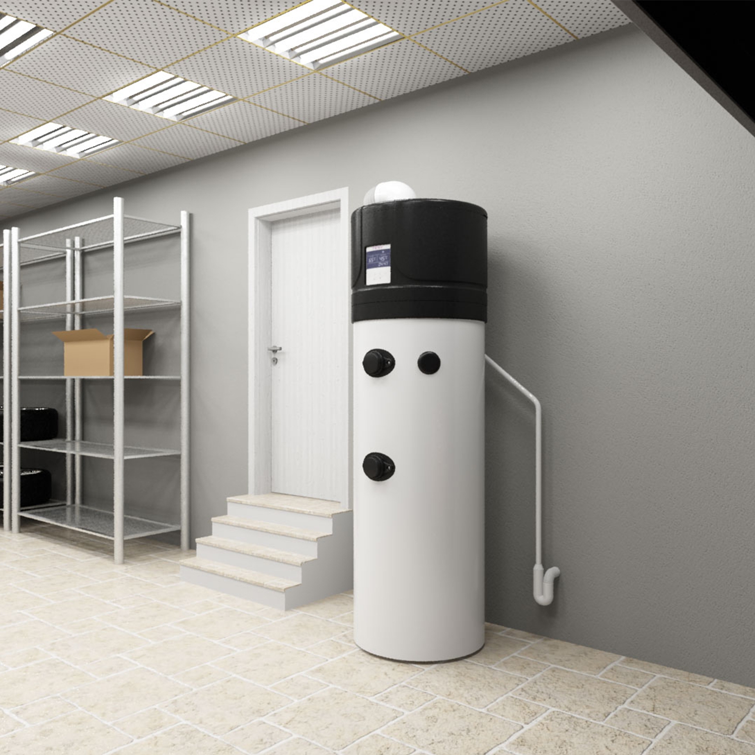 Brauchwasser Wärmepumpe 260AS.3.1 Luft für Trinkwasser mit Rohrregister - 5