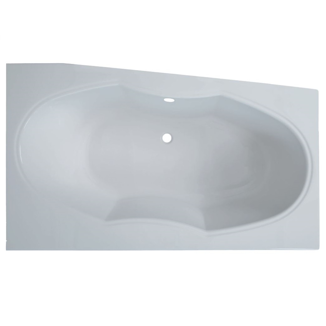 Raumspar-Badewanne Heidesee 2R, rechts 165 x 100 cm Raumspar-Badewanne Heidesee 2R, rechts 165 x 100 cm