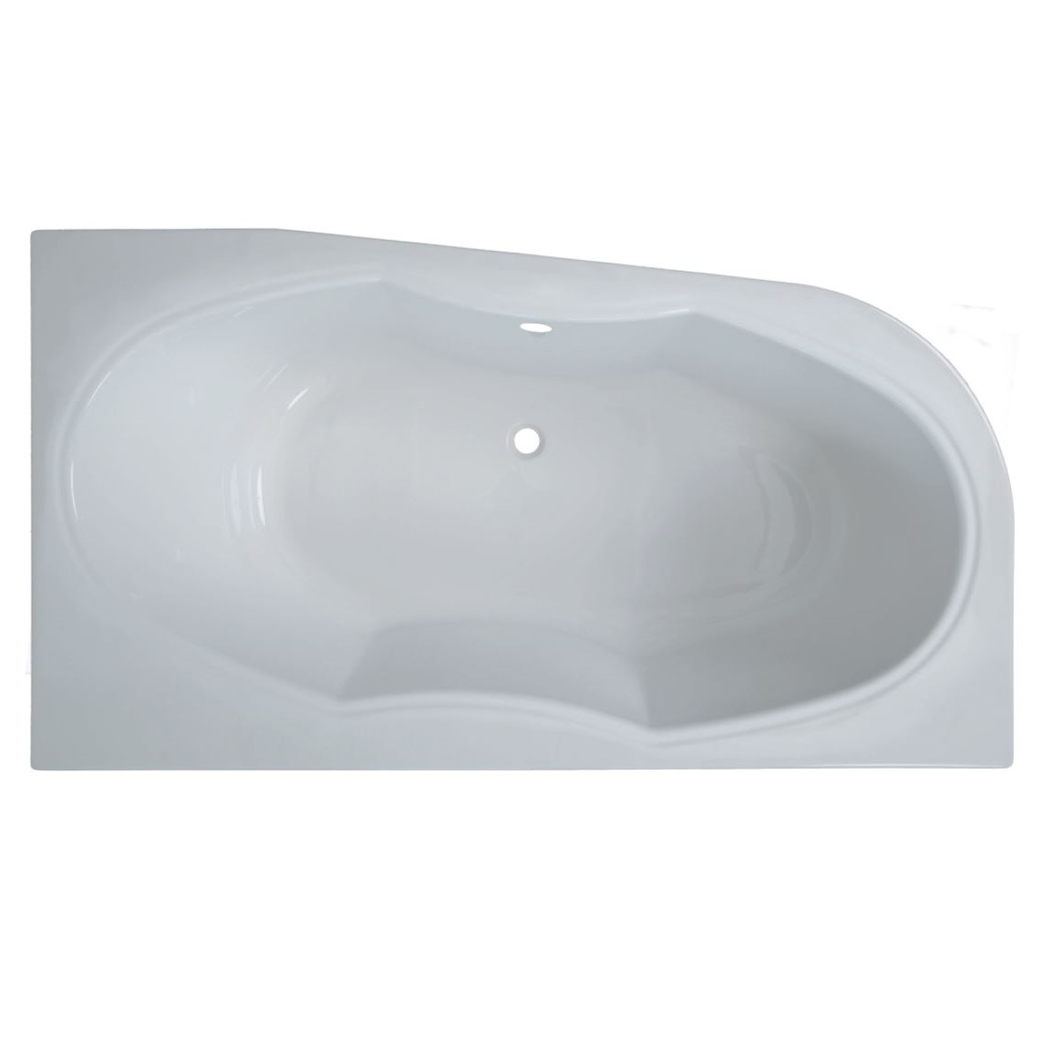 Raumspar-Badewanne Fleesensee 2R, rechts 165 x 100 cm Raumspar-Badewanne Fleesensee 2R, rechts 165 x 100 cm