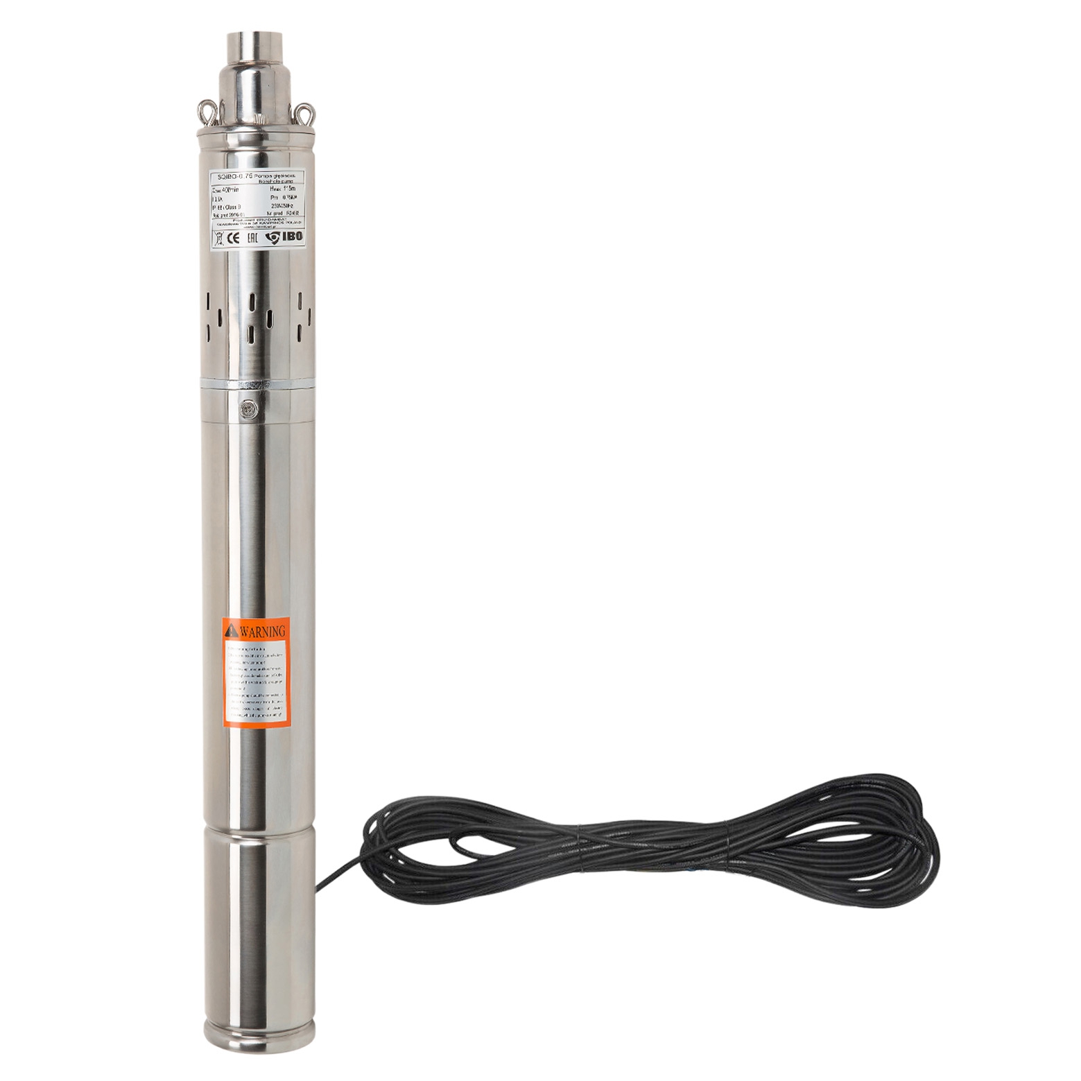 Tiefbrunnenpumpe 750 Watt inkl. elektrischer Zuleitung