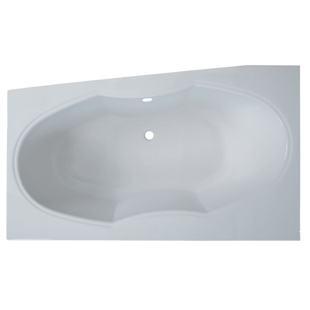 Raumspar-Badewanne Heidesee 1L, links 165 x 100 cm Raumspar-Badewanne Heidesee 1L, links 165 x 100 cm