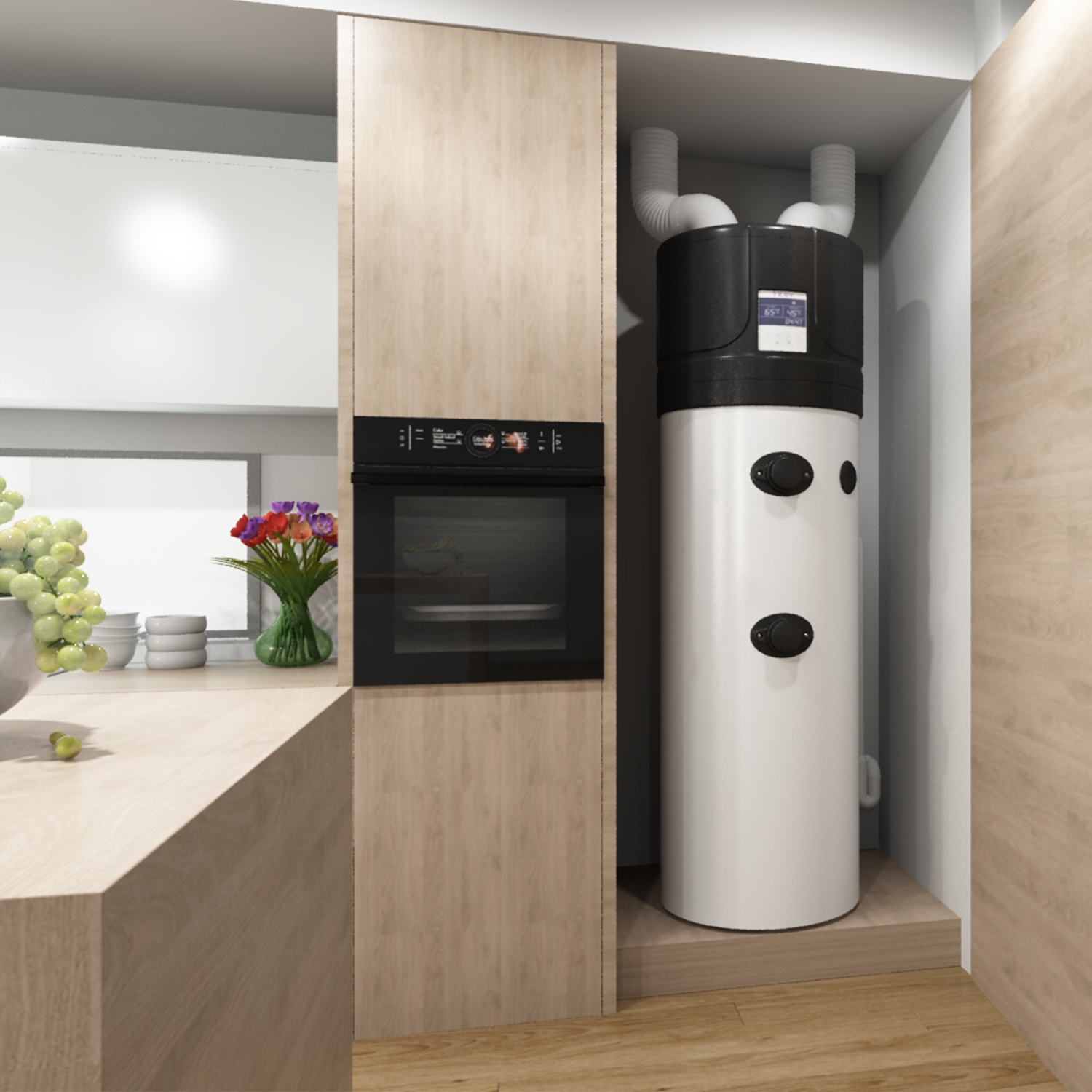 Brauchwasser Wärmepumpe 260AS.3.1 Luft für Trinkwasser mit Rohrregister - 6