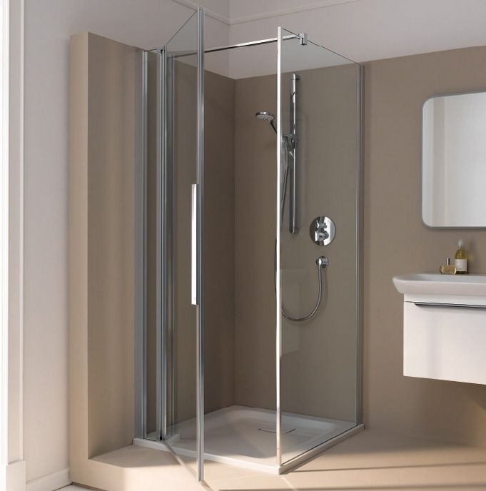 myDay Pendeltür mit Festelement für WT Anschlag rechts 900 SMA ESG GP