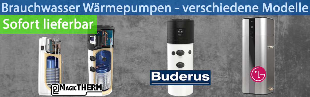 Brauchwasser Wärmepumpen von Buderus