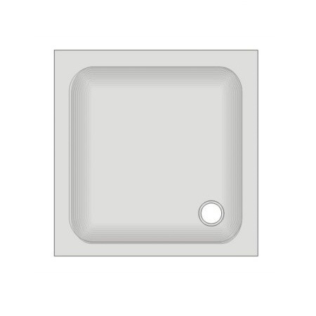 Duschwanne KSB 9 90x90x2,5 cm weiß
