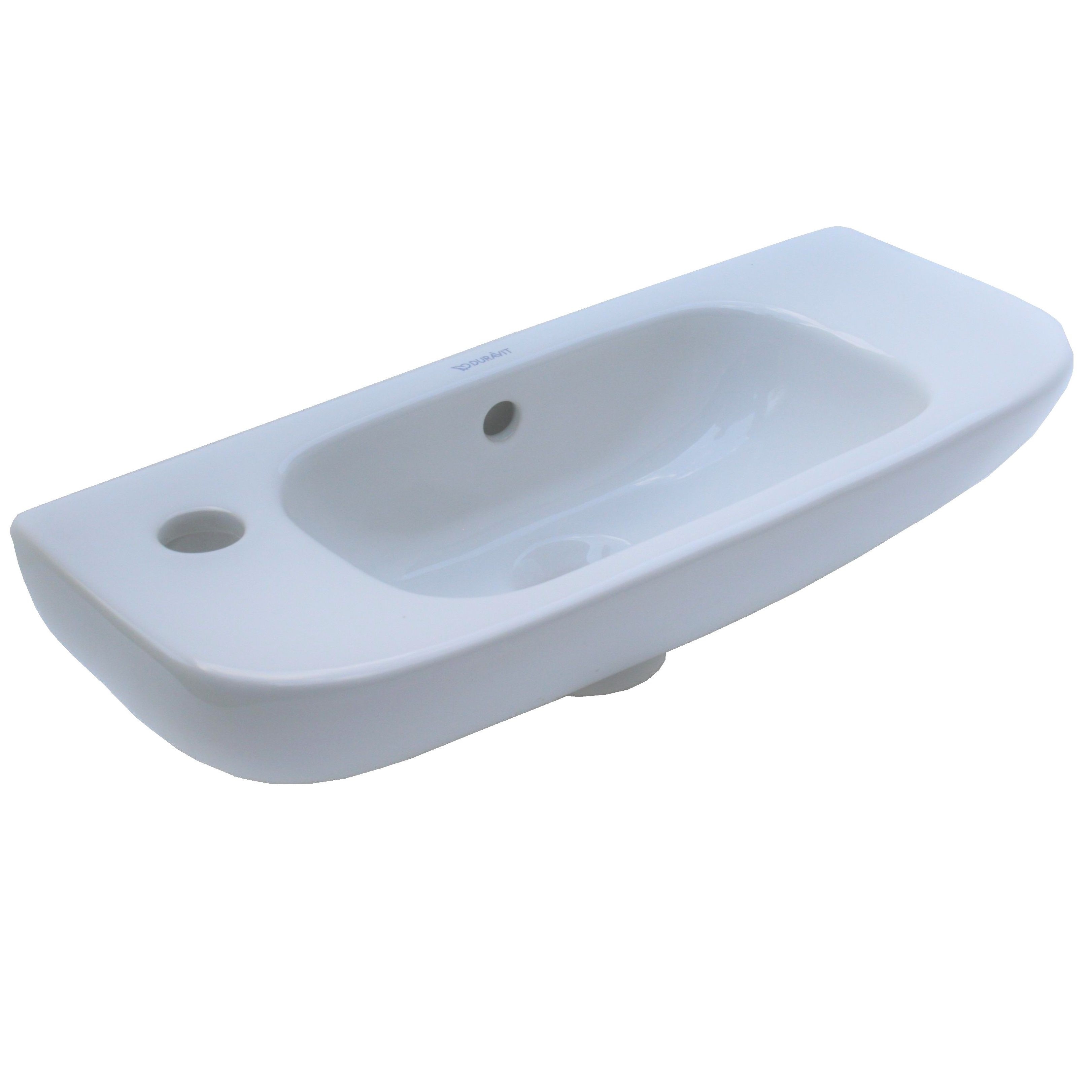 D-Code Handwaschbecken 50x22 m Hahnloch links - 1