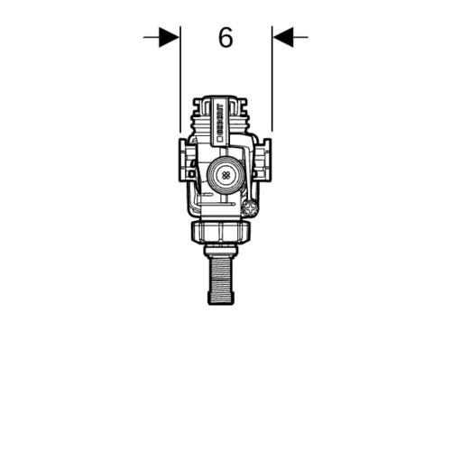 Füllventil Typ 383 für Aufputzspülkästen - 4