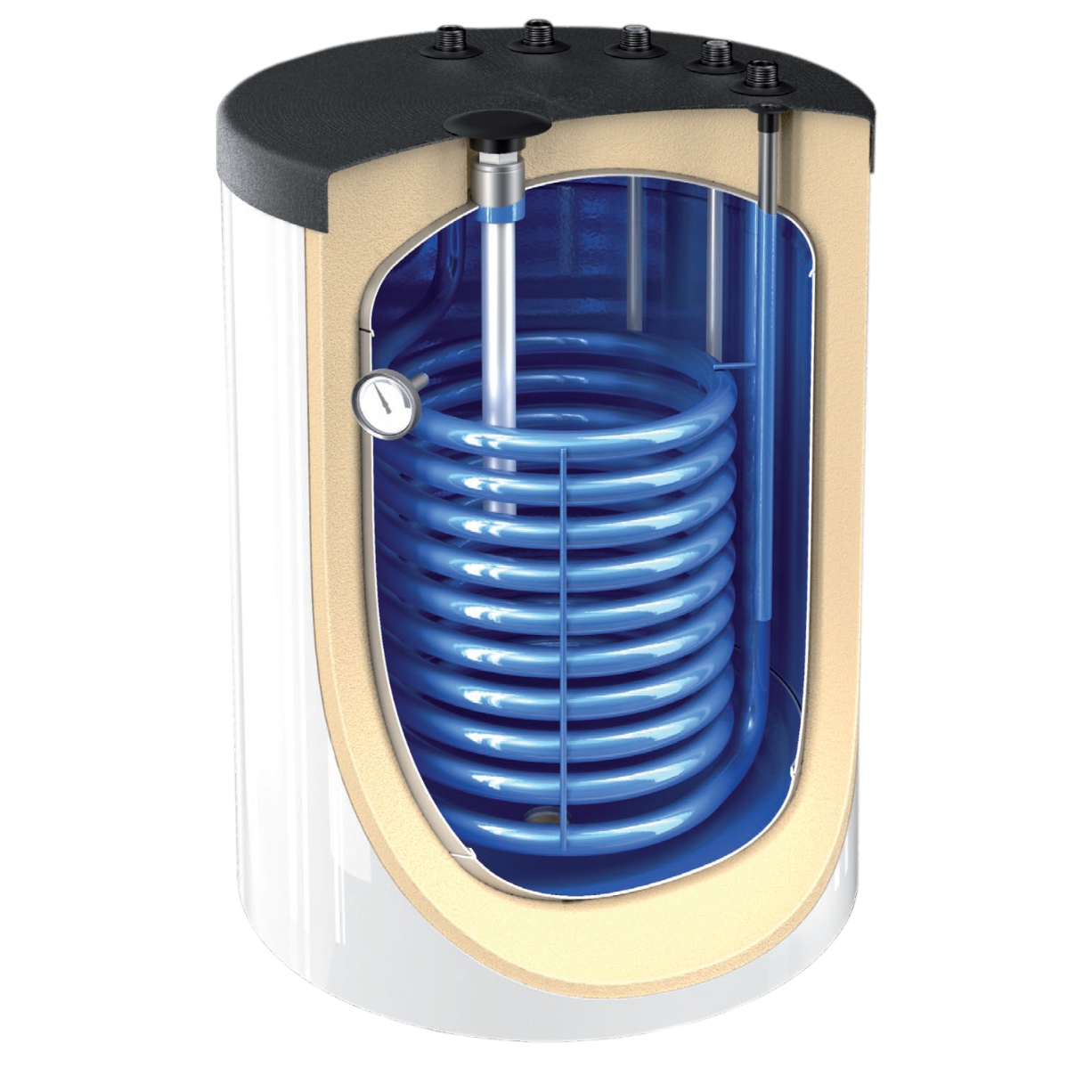 Unterstellspeicher 120 Liter für Thermen - 1