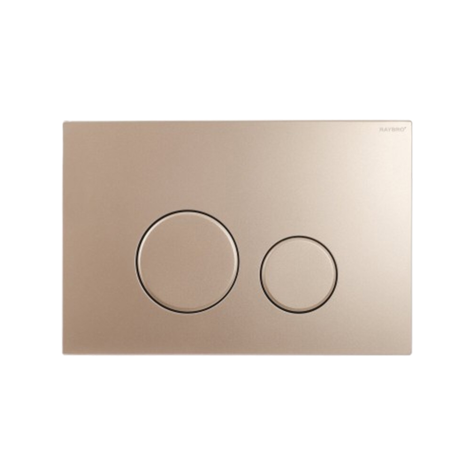 RAYBRO Cortado 45 Champagne Gold Betätigungsplatte für Geberit DELTA, SIGMA, Kronenbach, JomoTech