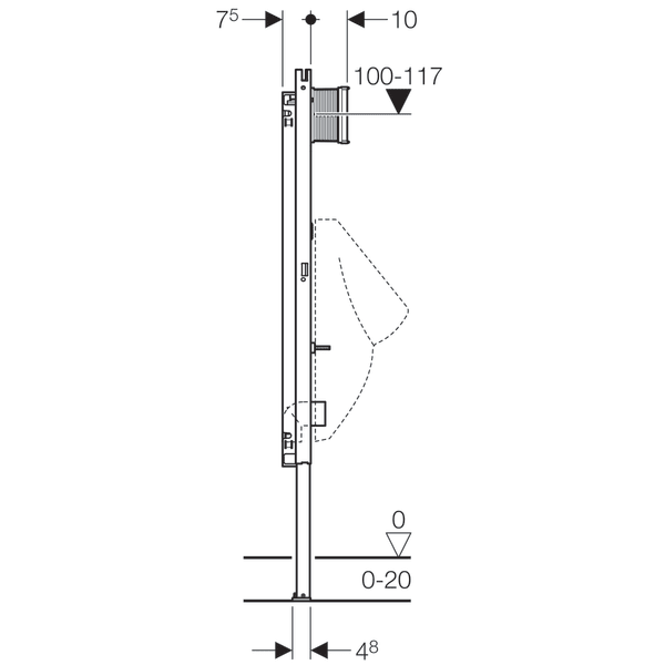 Urinalelement Basic - 4