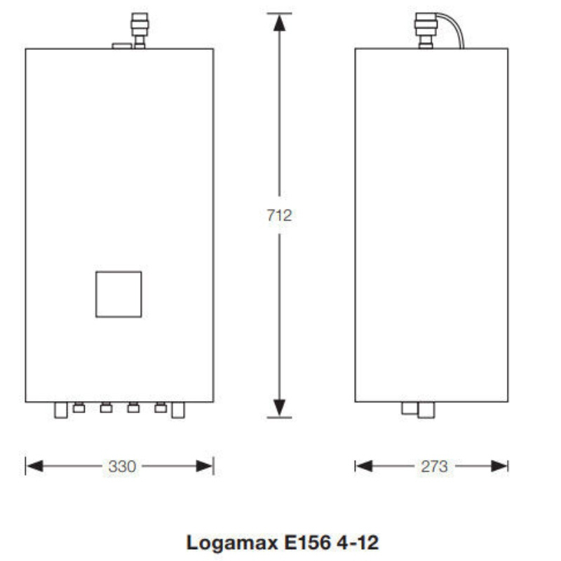 Elektro-Heizgerät Logamax E156-12 DE - 2