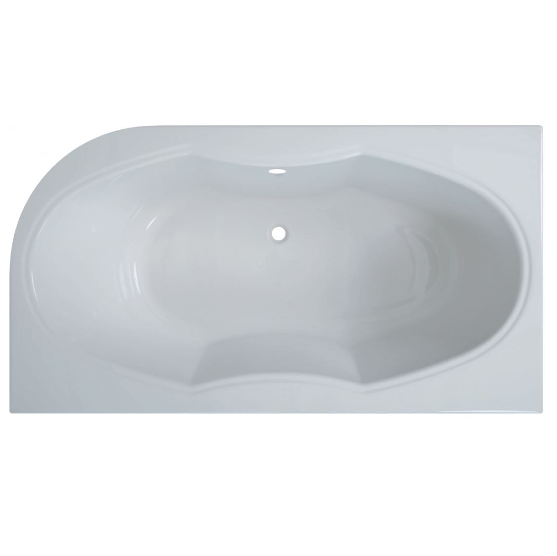 Raumspar-Badewanne Almsee 2L, links 165x90 cm Raumspar-Badewanne Almsee 2L, links 165x90 cm
